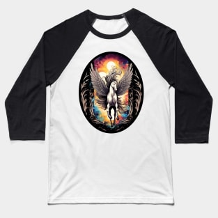 Pegasus Tarot Baseball T-Shirt